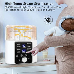 Electric Baby Feeder Bottle Warmer Steam Sterilization Milk Heater Baby Wammer - SPINGHAR