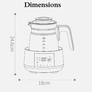 1.2L Infant Thermostatic Milk Regulator Baby Kettle Keep Warm 24 Hours Hot Water Smart Insulation Pot Milk Powder Warmer - SPINGHAR