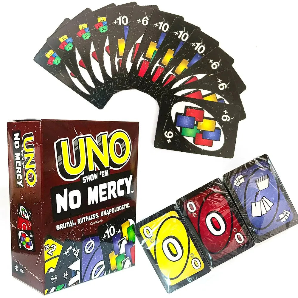 Uno No mercy Game Board Games UNO Cards Table Family Party Entertainment UNO Games Card Toys Children Birthday gift - SPINGHAR