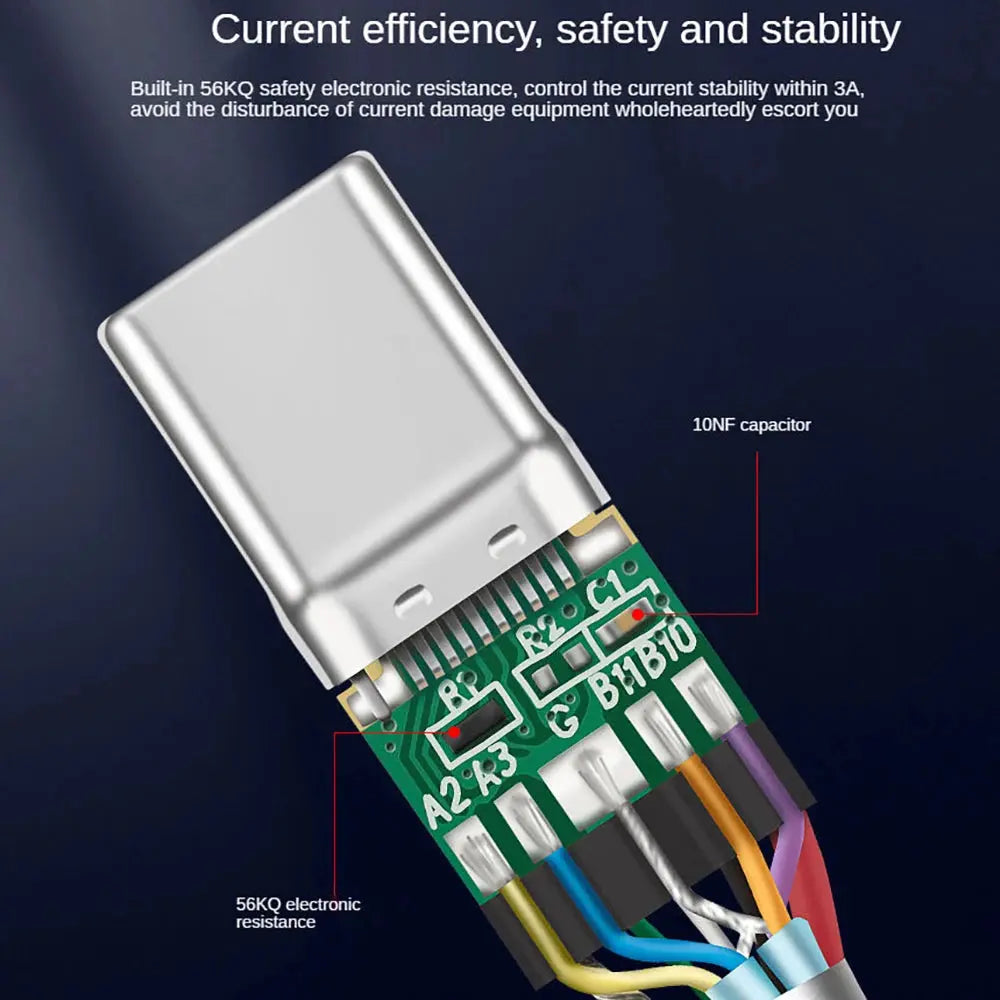 Hannord USB 3.2 A to Type-C Cable - 10Gbps Data Transfer & Quick Charge - SPINGHAR