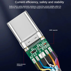 Hannord USB 3.2 A to Type-C Cable - 10Gbps Data Transfer & Quick Charge - SPINGHAR