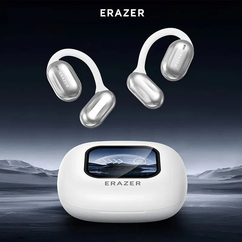 Erazer XP2 Pro Earphones Bluetooth 5.4 OWS Sports Wireless Headphones Lenovo Earbuds Color Screen Touch Support TF card - SPINGHAR