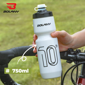 BOLANY 750ML Sports Bottle Ultralight Transparent Plastic Kettle with lid Portable Bottle Squeeze Drinking Cycling Supplie SPINGHAR