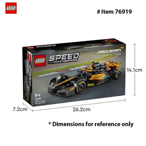 LEGO 76919 Speed Champions 2023 McLaren Formula 1 Race Car Toy for Play and Display, Buildable McLaren Toy Set for Kids SPINGHAR