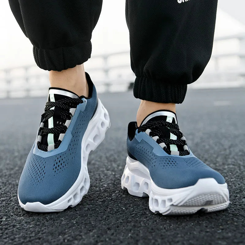 Spring Summer New Men's Sports Sneakers Breathable Platform Casual Sneakers Man Outdoor High Quality Men Athletic Shoes Trainers SPINGHAR