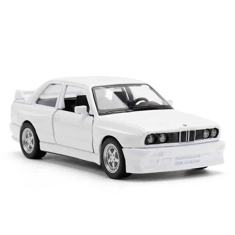 1/36 BMW M3 E30 1987 Classical Rally Toy Car Model For Children RMZ CiTY Diecast Metal Miniature Pull Back Collection Gift Kid - SPINGHAR