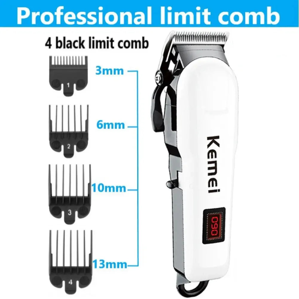 Electric Hair Clipper Hair Cut Maching Wireless Trimmer men Professional Clipper Machine Rechargeable Hair Cut Barber 809A - SPINGHAR