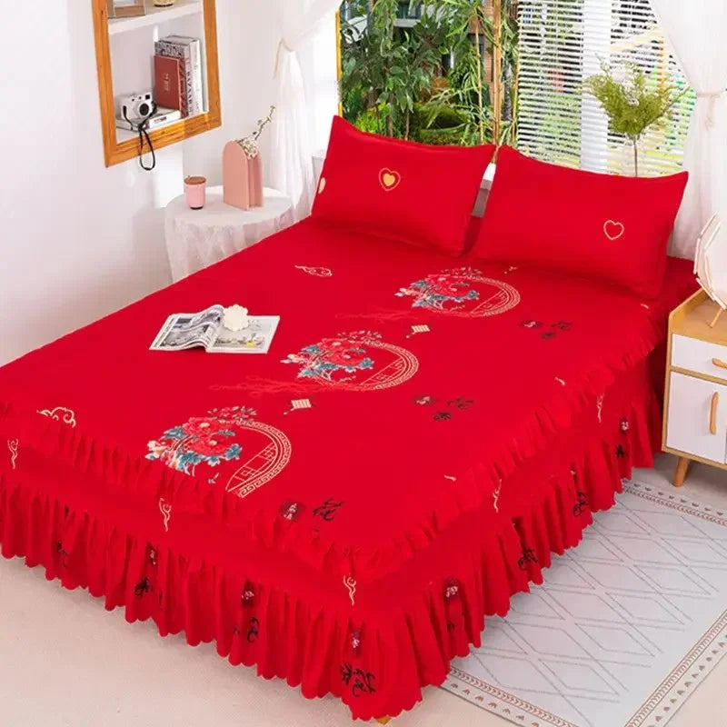 Luxury Washed Bed Sheets Set SPINGHAR