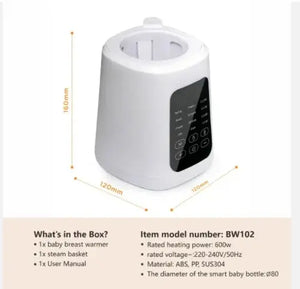 Electric Baby Feeder Bottle Warmer Steam Sterilization Milk Heater Baby Water Heating Milk Warming Bottle - SPINGHAR