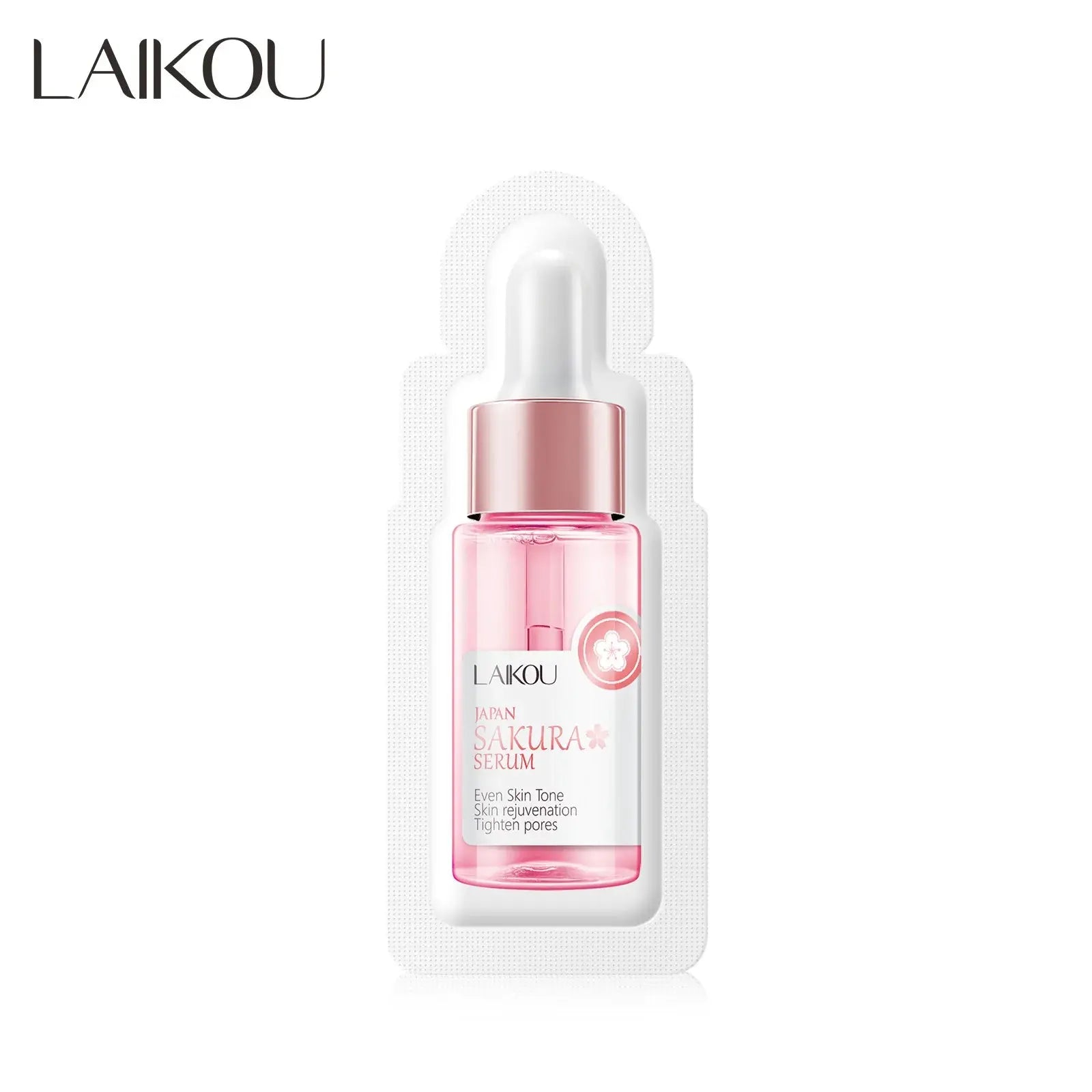 Sakura Face Care Serum Smooth Wrinkle Face Lifting Facial Serum Moisturizer Whitening Brighten Korean Skin Care Products 1.5ml*3 - SPINGHAR