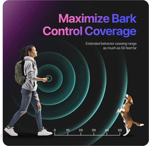 dog repellent Ultrasonic dog trainer Rechargeable anti-barking device withLED flashlight Portable to prevent dogs from barking SPINGHAR