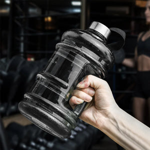 2L Portable Water Bottle Large Capacity Training Sports Workout Drink Bottle Shaker Bottle With Handle Outdoor Drinking Tools SPINGHAR