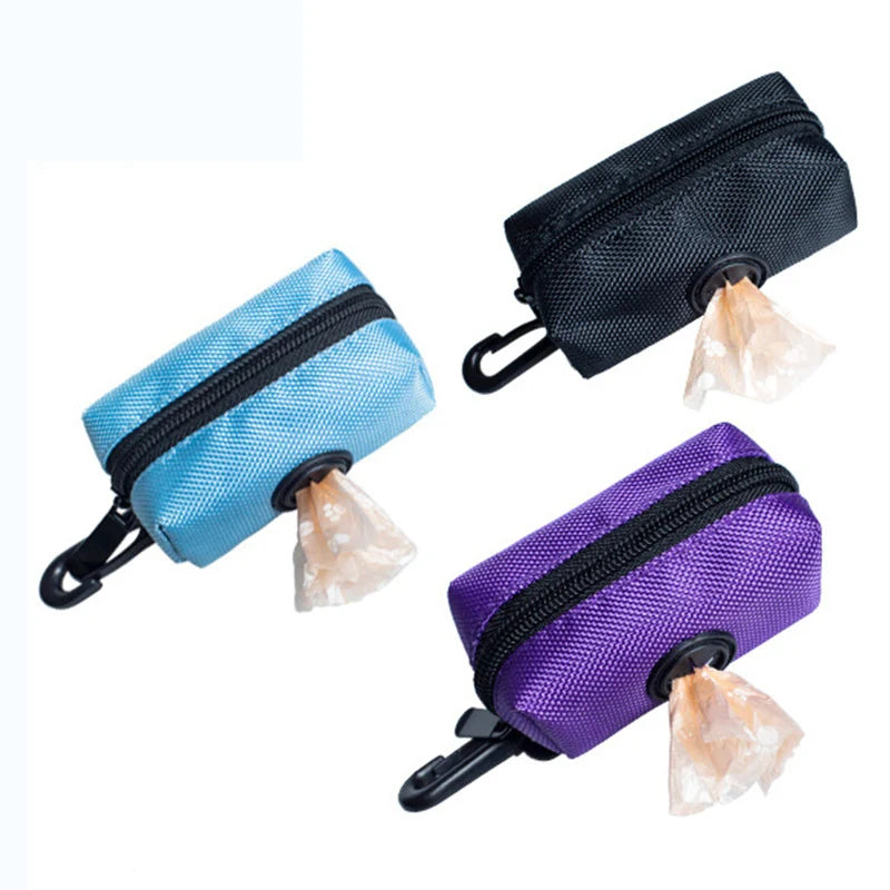 Protable Dog Poop Biodegradable Bag Dispenser Pouch Garbage Bags Organizer Pet Puppy Cat Pick Up Poop Bag Holder for Travel SPINGHAR