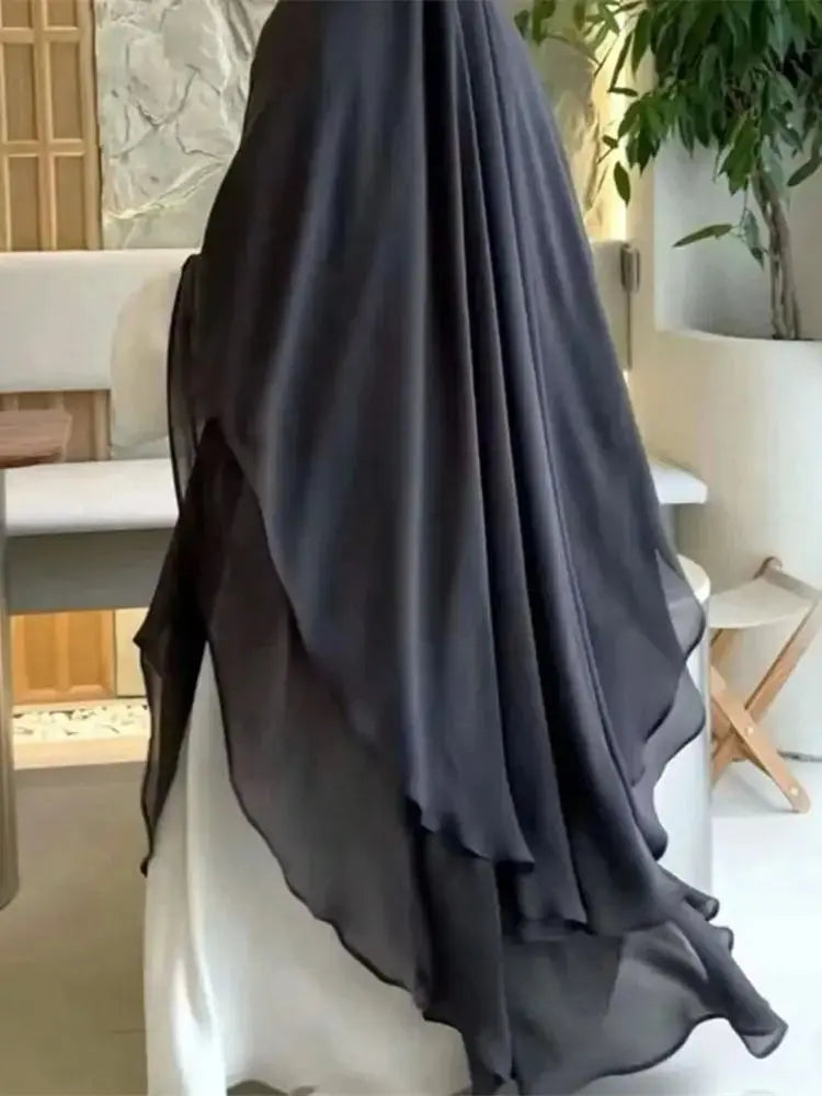 Ramadan Khimar Abaya - Muslim Hijab Dress for Women - SPINGHAR