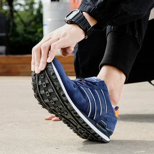 Breathable Sneakers Men Sport Running Shoes Women Light Athletic Shoes Leather Men Casual Flats Trail Walking Shoe Plus Size 45 SPINGHAR