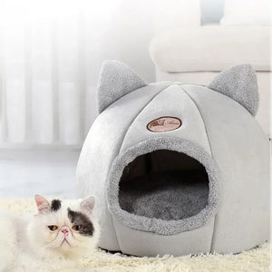 Deep Sleep Comfort Cat Bed, Iittle Mat Basket, Small Dog House Products, Pets Tent, Cozy Cave Nest, Indoor, New SPINGHAR