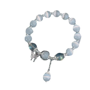 Moonlight Stone Bead Bracelet for Women - Fashion Jewelry Gift - SPINGHAR