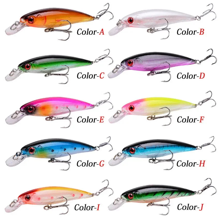 1PCS Laser Minnow Fishing Lure 11CM 13G pesca hooks fish wobbler tackle crankbait artificial japan hard bait swimbait SPINGHAR