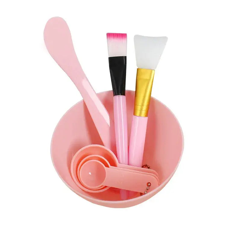 Facial Brush Mask Bowl Spoon Set Mask Brush Bar DIY Beauty Tools Mixing Tools Skin Care Makeup Supplies Woman Facial Tools - SPINGHAR