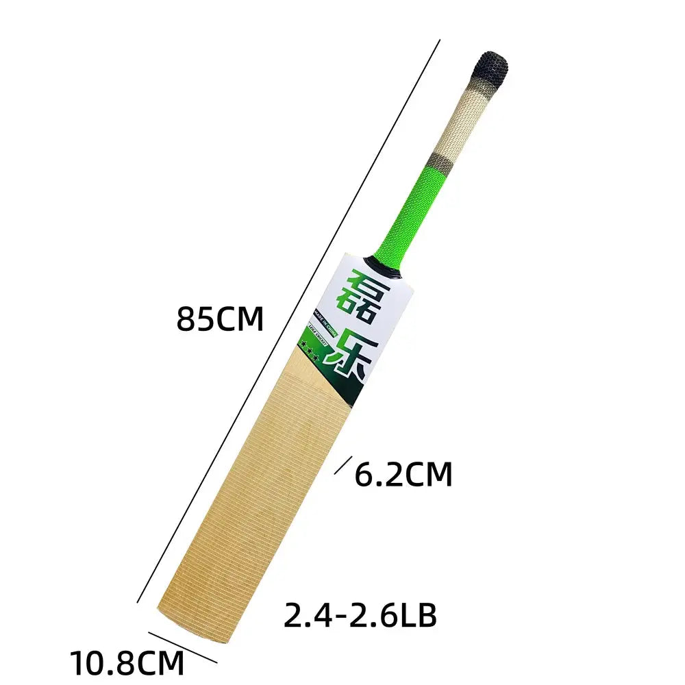 Wood Cricket Bat for Indoor & Tennis Balls, Size 8510.86 - SPINGHAR