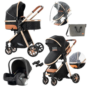 Baby stroller lightweight strollers baby cars light carts Baby carriage baby strollers 3 in 1 baby cart car for baby  baby pram - SPINGHAR