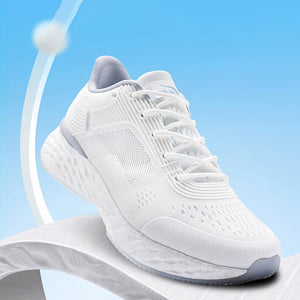 ONEMIX White Running Shoes For Men Outdoor Women Athletic Sneakers Marathon Sport Walking Shoes Travel Trekking Jogging Footwear SPINGHAR