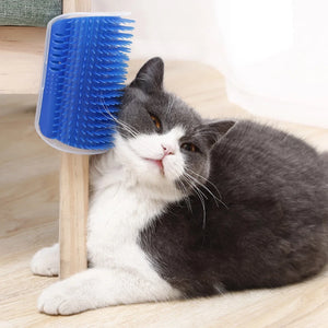 "2-in-1 Cat Brush & Toy with Catnip – Self-Grooming Massage Comb" SPINGHAR