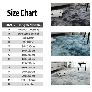 Fluffy Large Carpet Living Room Plush Lounge Rug in The Bedroom Floor Mat Soft Velvet Carpets For Children Kids Decoration  ﻿ SPINGHAR