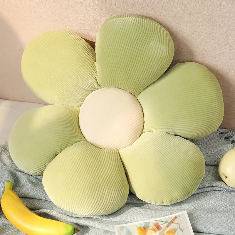 Flower Plush Throw Pillow for Living Room and Bedroom Decor SPINGHAR