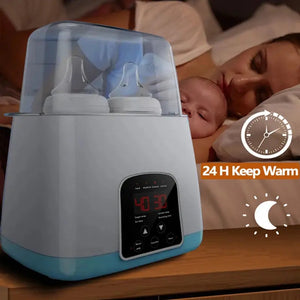 Baby Feeding Bottle Warmer & Sterilizers with Timer Accurate Temperature Control Food Milk Warmers with Defrost Baby Accessories - SPINGHAR