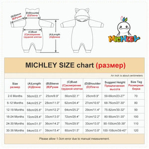 MICHLEY Halloween Gifts Pink Pig Baby Rompers Autumn Winter Clothes Costume Flannel Hooded Bodysuit Pajamas Jumpsuit For Girls - SPINGHAR