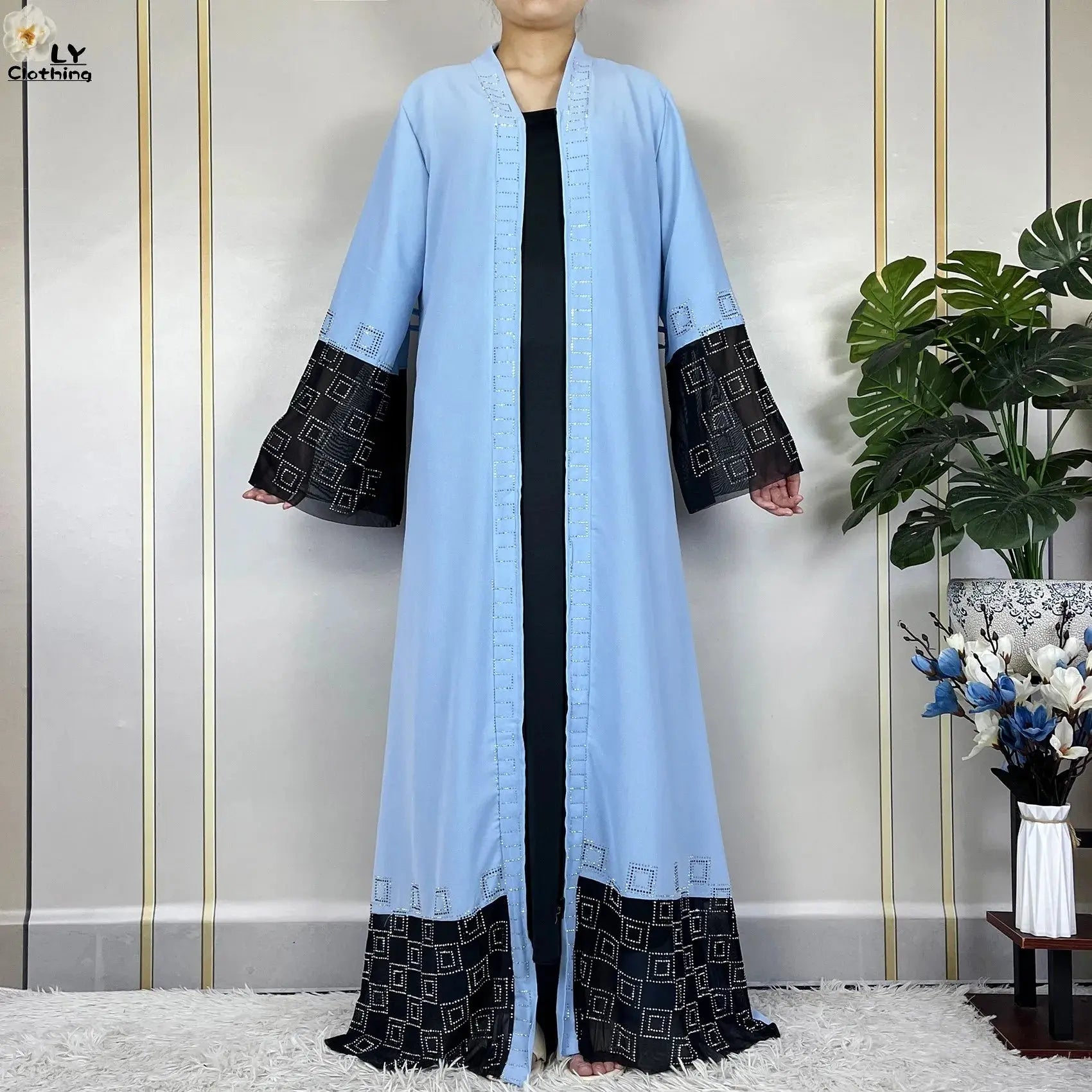 Elegant Women's Dresses - Chiffon Dashiki & African Abaya - SPINGHAR