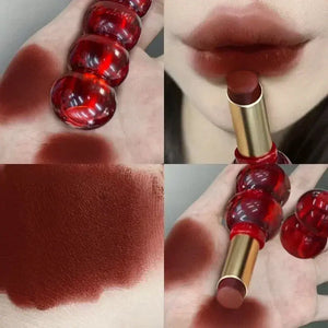 Waterproof Velvet Lipstick - Long-Lasting Matte Nude Lip Tint - SPINGHAR