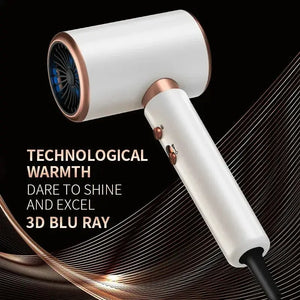 Hair Dryer High-Speed Electric Turbine Airflow Low Noise Constant Temperature And Quick Drying Suitable For Home Salons - SPINGHAR