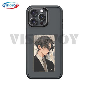 New Trendy Phone Cases That Supports DIY Photo Transfer Via NFC Phone Cases for IPhone 15 14 13 Pro Max Battery Free Phone Funda SPINGHAR