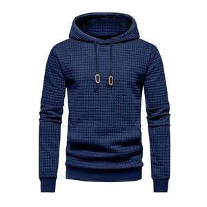 New men's hooded pullover fall casual Slim long-sleeved warm men's sweater knit sweater loose tops outdoor sports men's clothing SPINGHAR