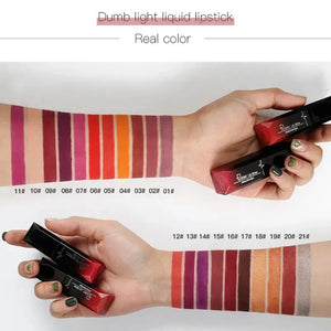 17-Color Matte Liquid Lipstick Set - Long-Lasting Lip Gloss - SPINGHAR