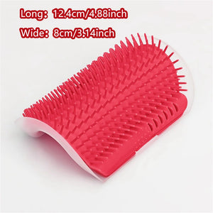 "2-in-1 Cat Brush & Toy with Catnip – Self-Grooming Massage Comb" SPINGHAR