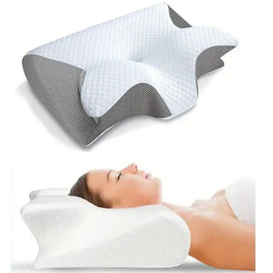 Butterfly Sleep Memory Pillow Slow Rebound Comfortable Copper Ion Sleep Pillow Cervical Orthopedic Neck Healthcare Bed Pillow SPINGHAR