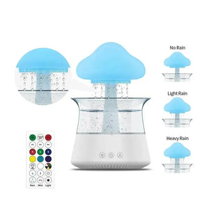 Rain Cloud Humidifier Essential Oil Diffusers Aroma Diffuser Water Flow Speed 7 Color Light  Raindrop Humidifier For Home SPINGHAR