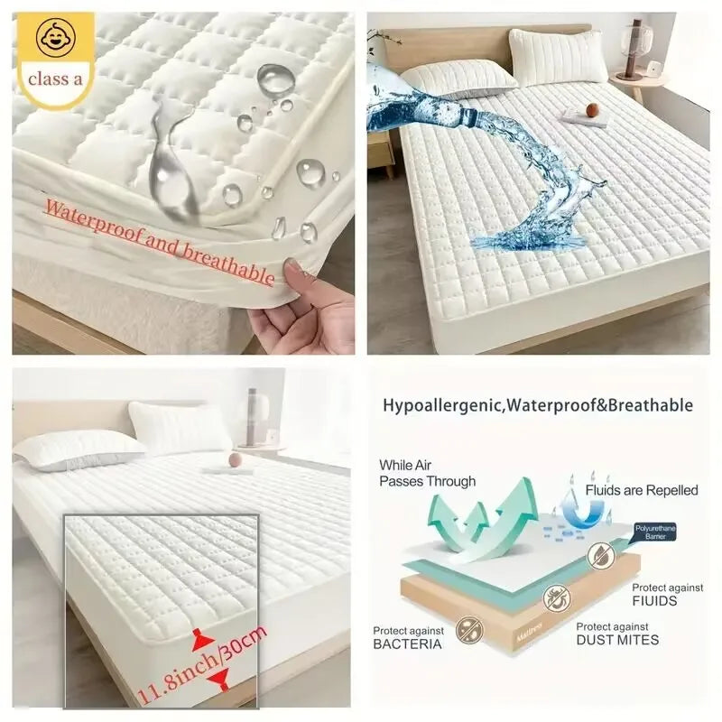 Waterproof Quilted Mattress Protector SPINGHAR