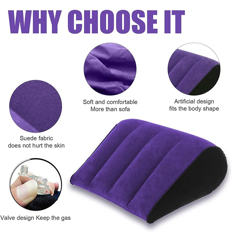 Multifunctional Inflatable Travel Pillow and Support Cushion SPINGHAR