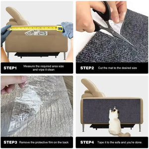 "Anti-Scratch Sofa Mat – Self-Adhesive Cat Climbing & Scratching Board" SPINGHAR