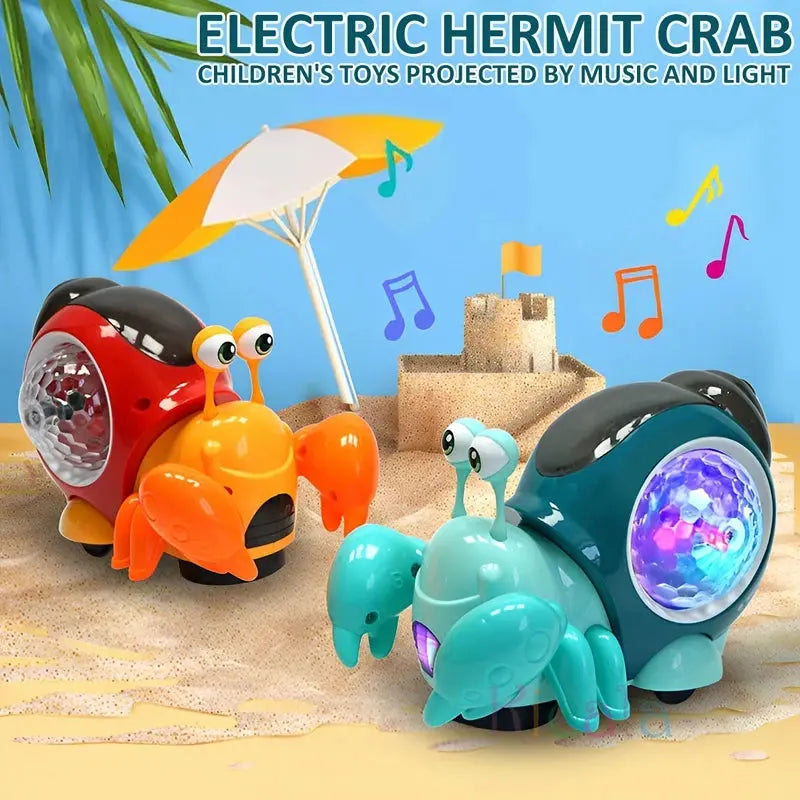 Interactive Crawling Crab Musical Baby Toy - SPINGHAR