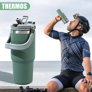 Tyeso Stainless Steel Thermos Bottle Coffee Cup Portable Insulation Cold And Hot Travel Fitness Mug Leakproof Vacuum Flask SPINGHAR