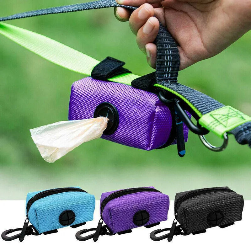 Protable Dog Poop Biodegradable Bag Dispenser Pouch Garbage Bags Organizer Pet Puppy Cat Pick Up Poop Bag Holder for Travel SPINGHAR