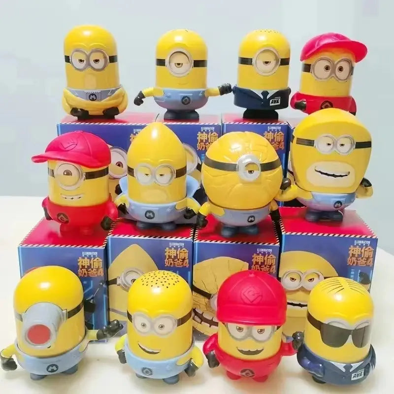 Despicable Me 4 Minions Blind Box Collectible Set - 12 PVC Figures - SPINGHAR