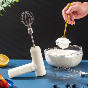 1 PCS Wireless Electric Food Mixer Portable 3 Speeds Egg Beater Baking Dough Cake Cream Mixer Kitchen Tools - SPINGHAR