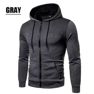 Autumn and Winter Casual Jacket for Men All Elite Wrestling Zipper Hoodie with Pocket Printing Sweater Sportwear SPINGHAR