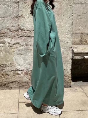 Modest Ramadan Eid Party Dress for Women - Long Moroccan Abayas - SPINGHAR